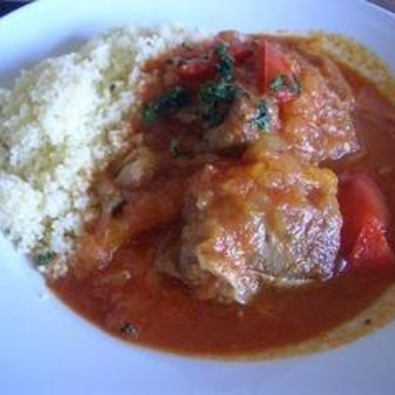 子羊の肉と野菜のクスクス添え(Neuf cafe（ヌフ・カフェ）)