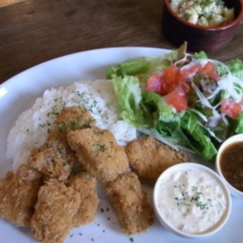 コロコロポークのごはんプレート梅しそソース(アーク プライベートラウンジ カフェダイニング （ark-PRIVATE LOUNGE/CAFE&DINING）)