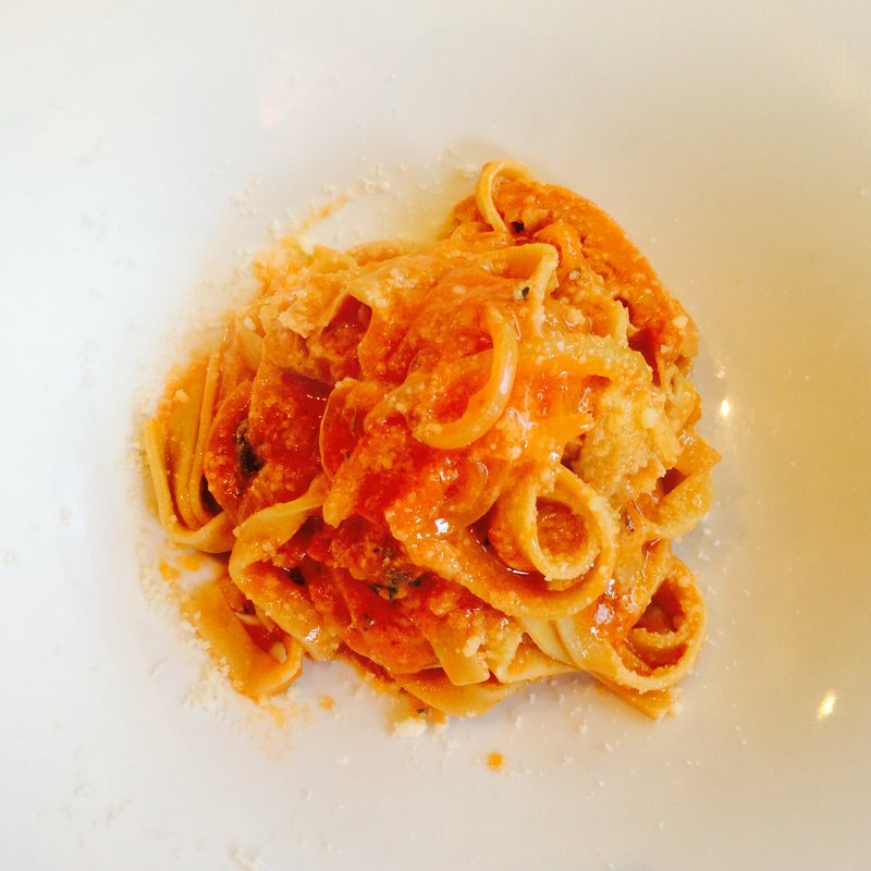 中標津産小麦のトマトパスタ(オステリア フェリーチェ )