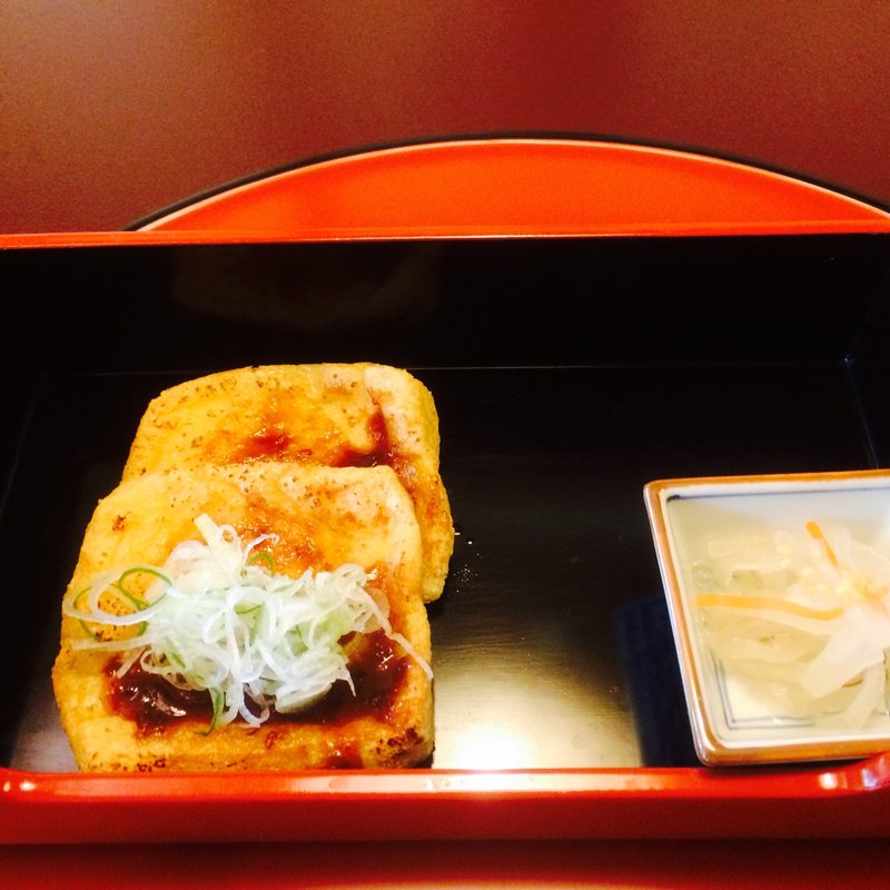 あげ田楽(東京 芝 とうふ屋うかい （とうふやうかい）)