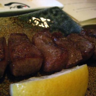 KOBE BEEF GYUTAN (Kobe Beef tongue)(Yakitori Totto)