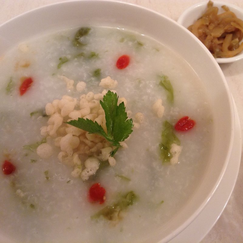 帆立とアオサのお粥(幸福粥店（ハッピーコンジー）阪急うめだ)