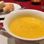 カボチャの冷製スープ(レストラン ミモザ)