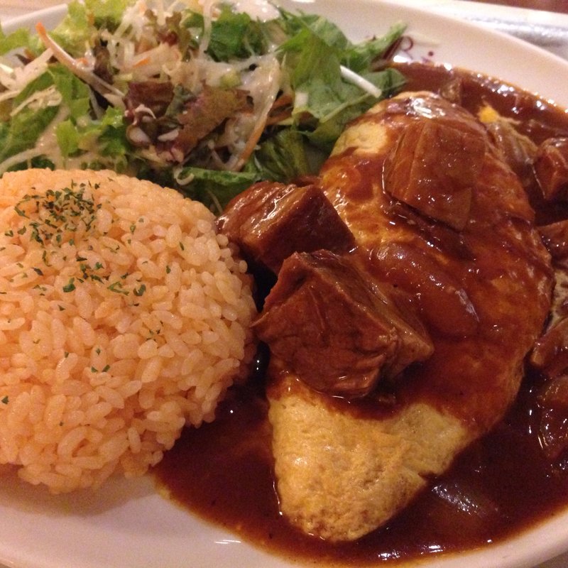 プレーンオムレツ シチューソース(VIETNAMESE CYCLO Echika表参道)