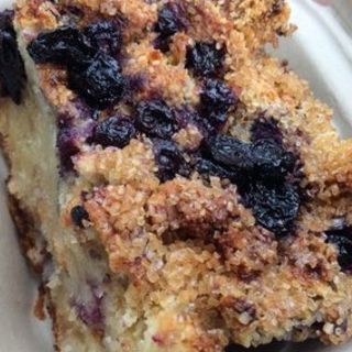 Blueberry bread pudding(Morning Glass)