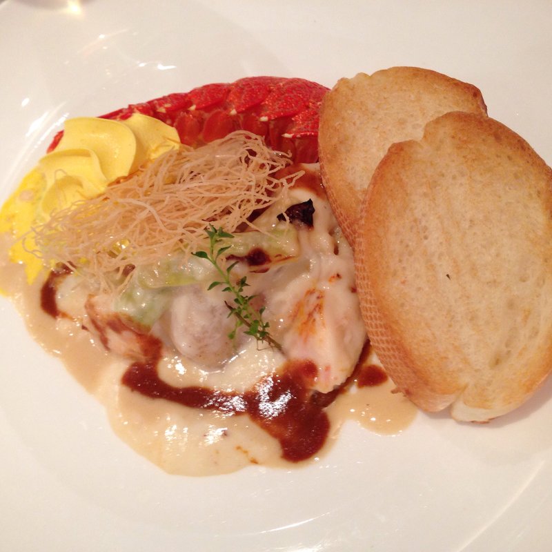 ロブスターと帆立のソテー(トゥ・ザ・ハーブズ 鹿児島店 （TOTHEHERBS）)