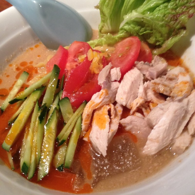 冷やし担担麺(天手毬 下北沢店)