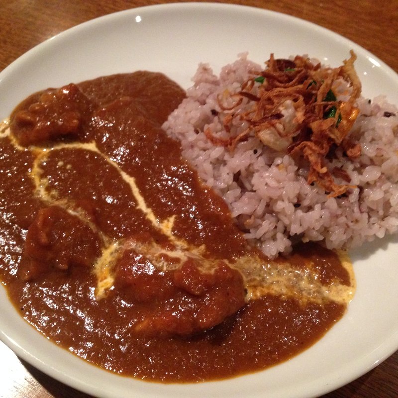 鶏のカレー(OnEdrop cafe.)