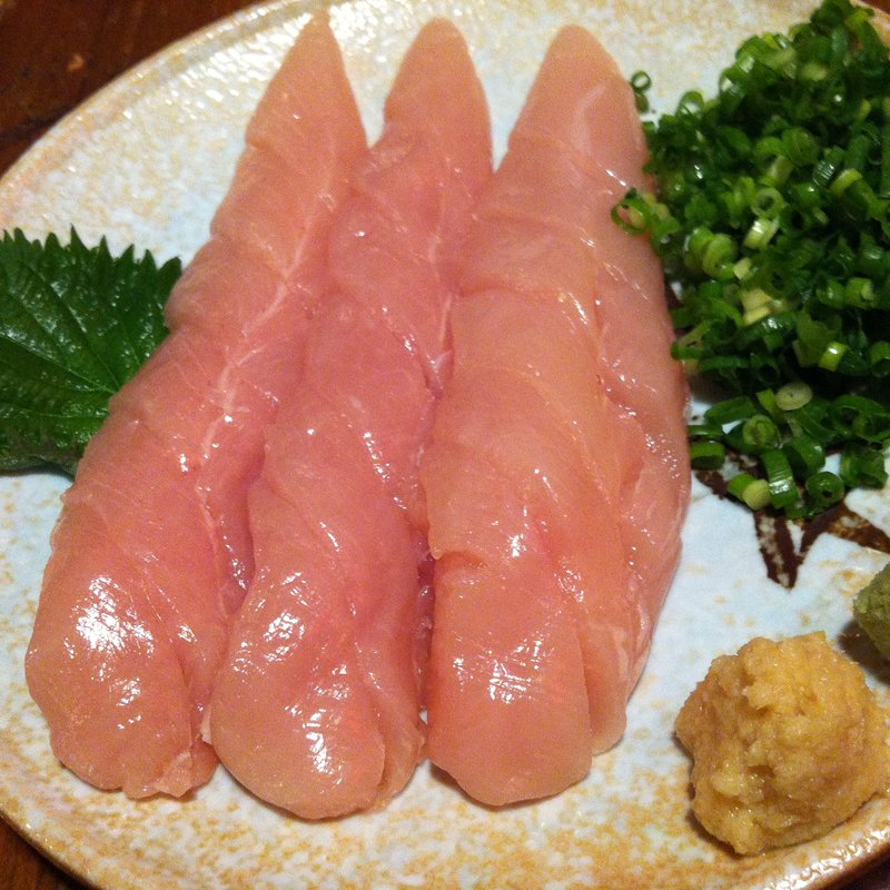 ささみ刺身(炭や)