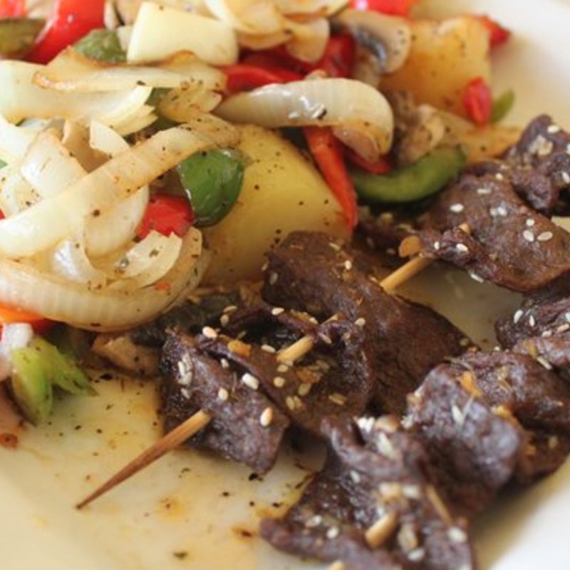 Teriyaki Kabob(Simple Joy Vegetarian Cuisine)