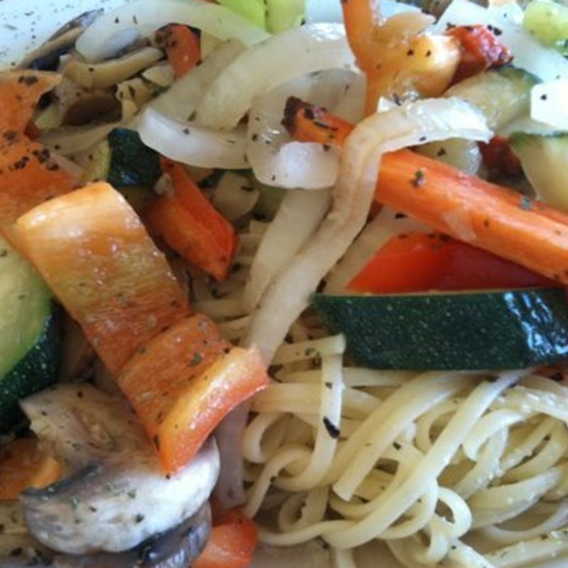 Linguine Vegetables(Simple Joy Vegetarian Cuisine)