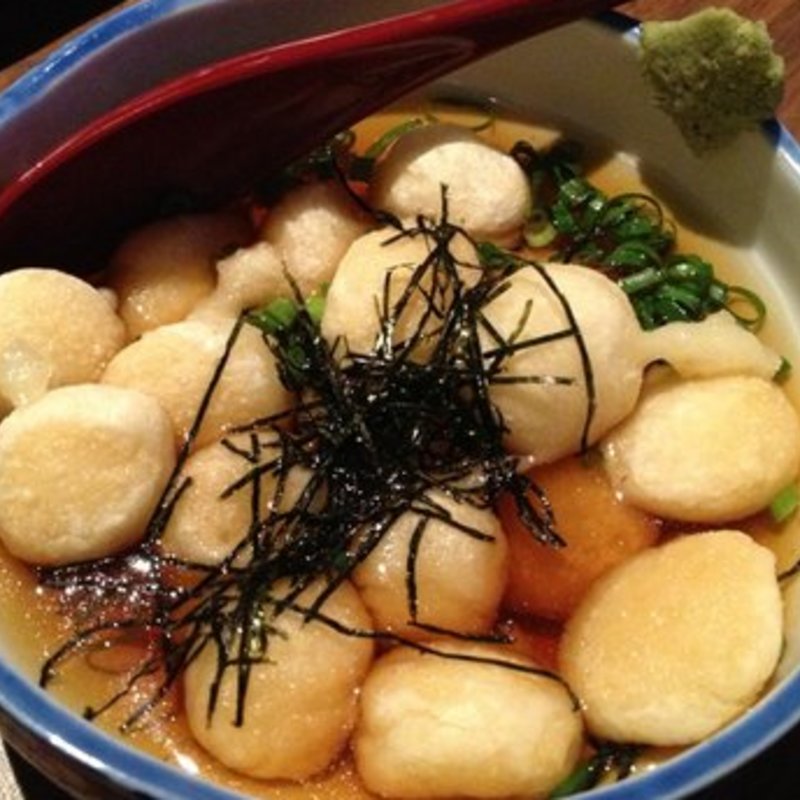 Mochi Balls Agedashi (Gazen)