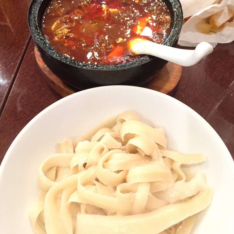 頂天石焼麻婆豆腐刀削麺(味覚)