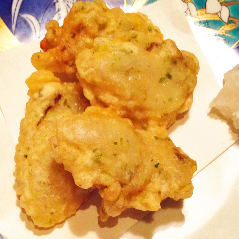 カキの天ぷら(さざんや（33屋）)
