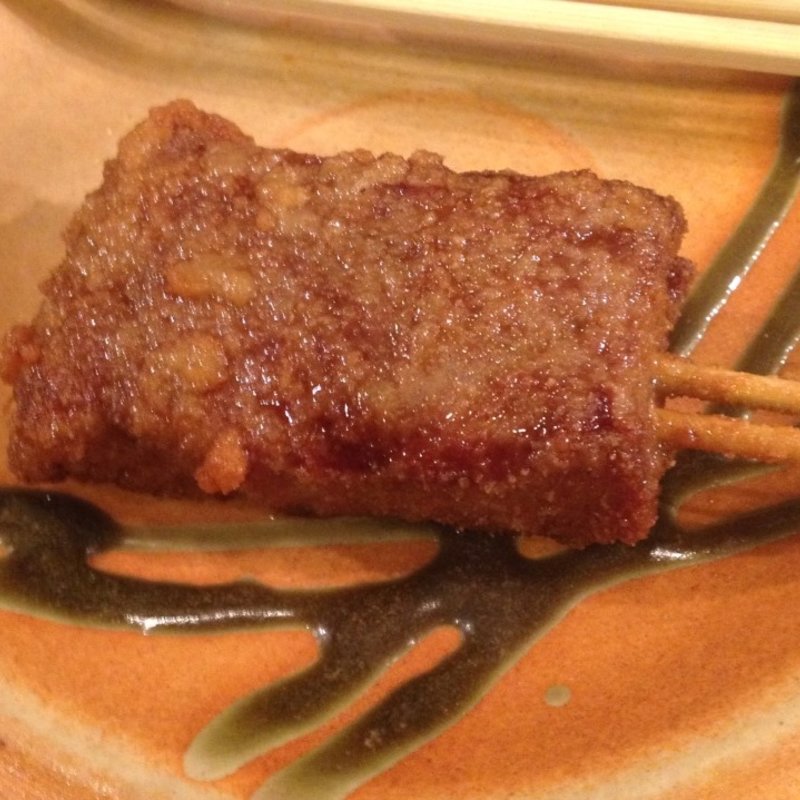 牛ロース(はなまる串カツ製作所 京都駅前営業所 （ハナマルクシカツ）)