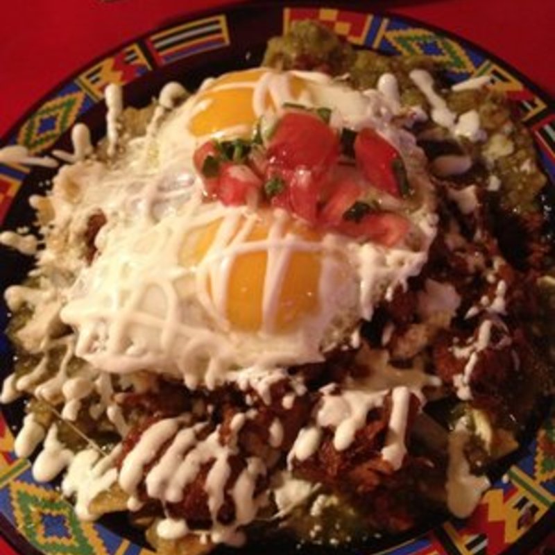 Chilaquiles Verdes(Tortilleria Nixtamal)