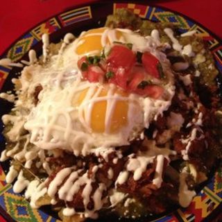 Chilaquiles Verdes(Tortilleria Nixtamal)