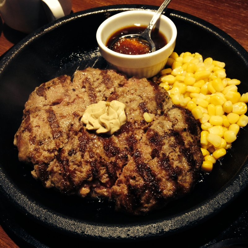 ワイルドハンバーグ(いきなり!ステーキ 銀座6丁目店)