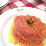 ウニとトマトの冷製カペッリーニ(ヴルカーノ)