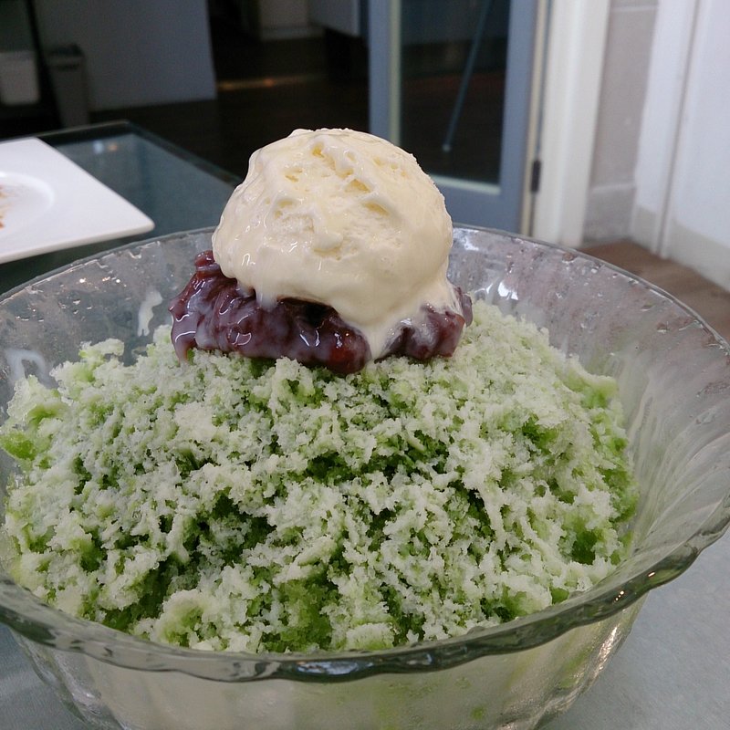 かき氷　宇治金時(ルナカフェ)