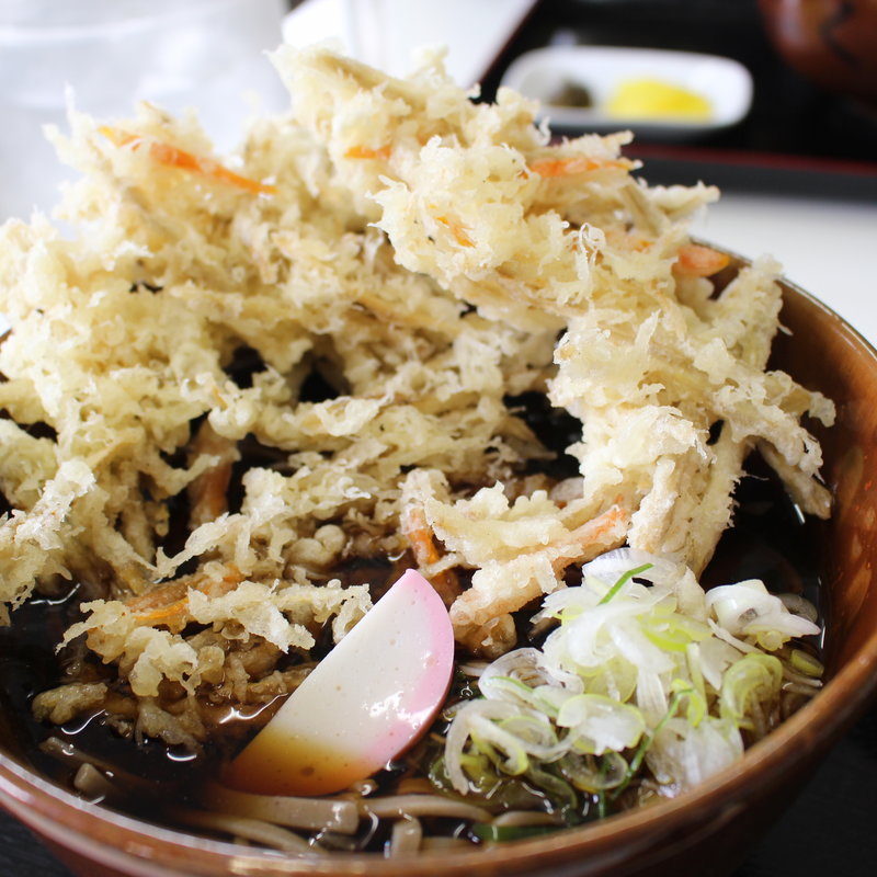 とり天そば(そば処おふくろさん )