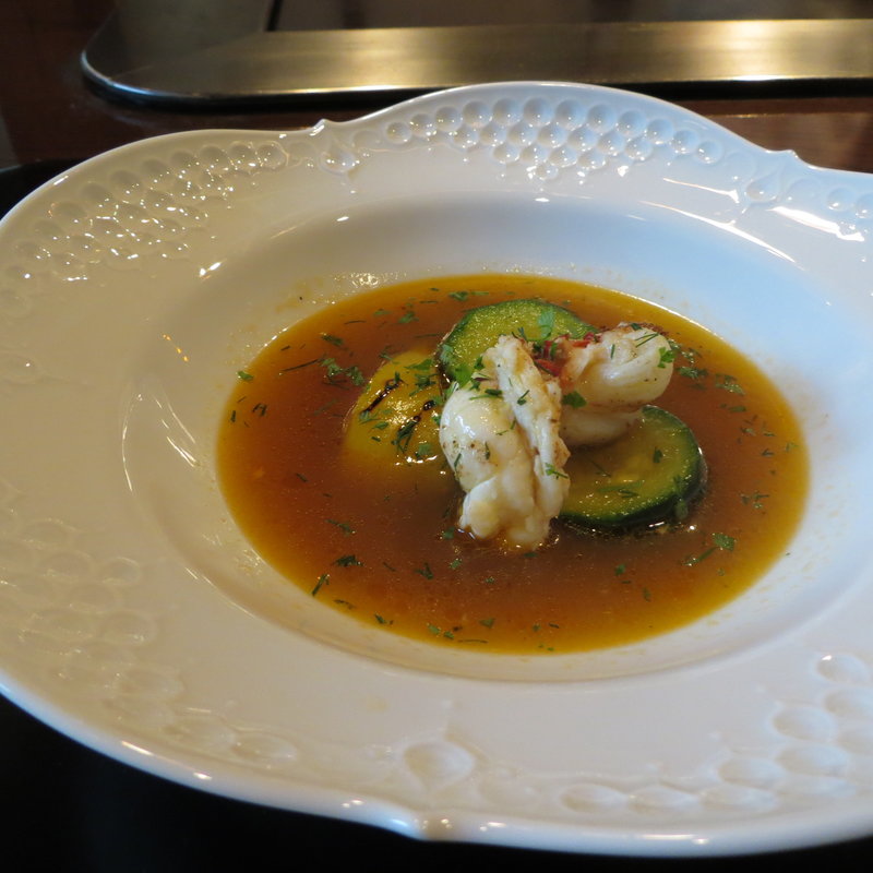 オマール海老のナージュ(あざみ野うかい亭)