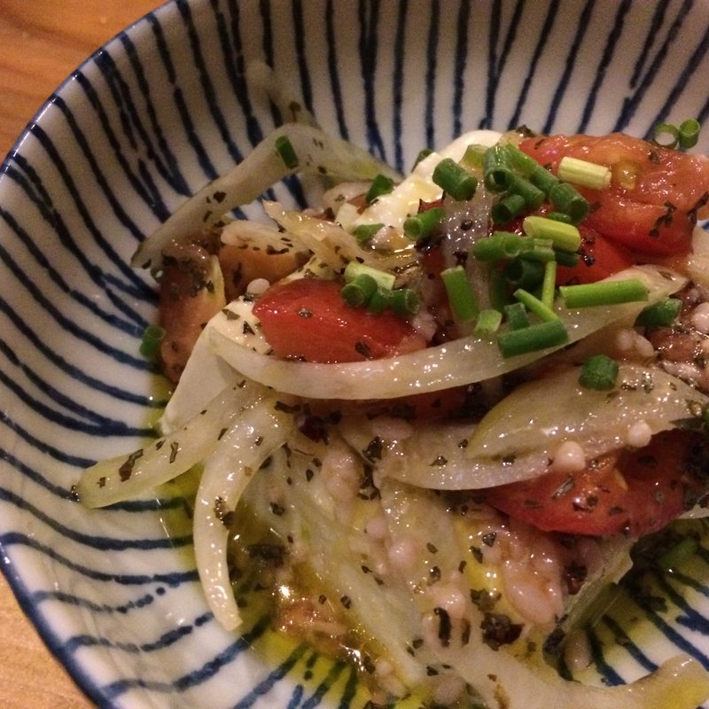 塩こうじ豆腐のカプレーゼ風(発酵キッチン tokotoko （トコトコ）)