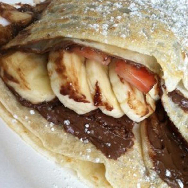 Nutella Banana Crape(Le Crêpe Café)