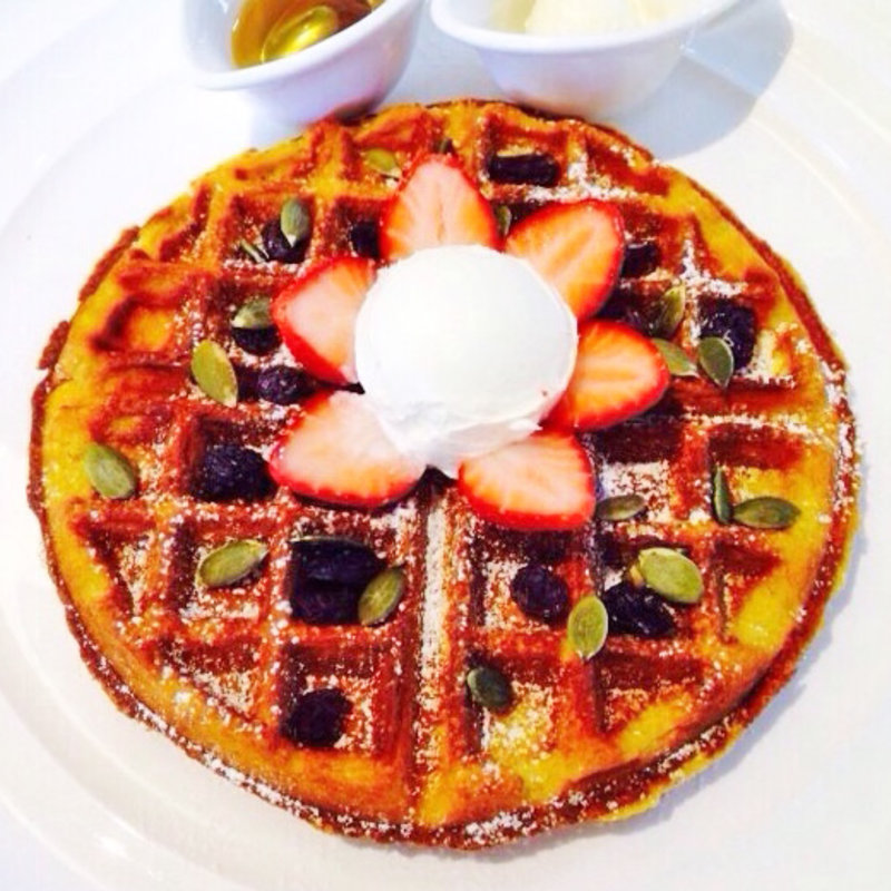 パンプキンワッフル(Sarabeth's ルミネ新宿店)