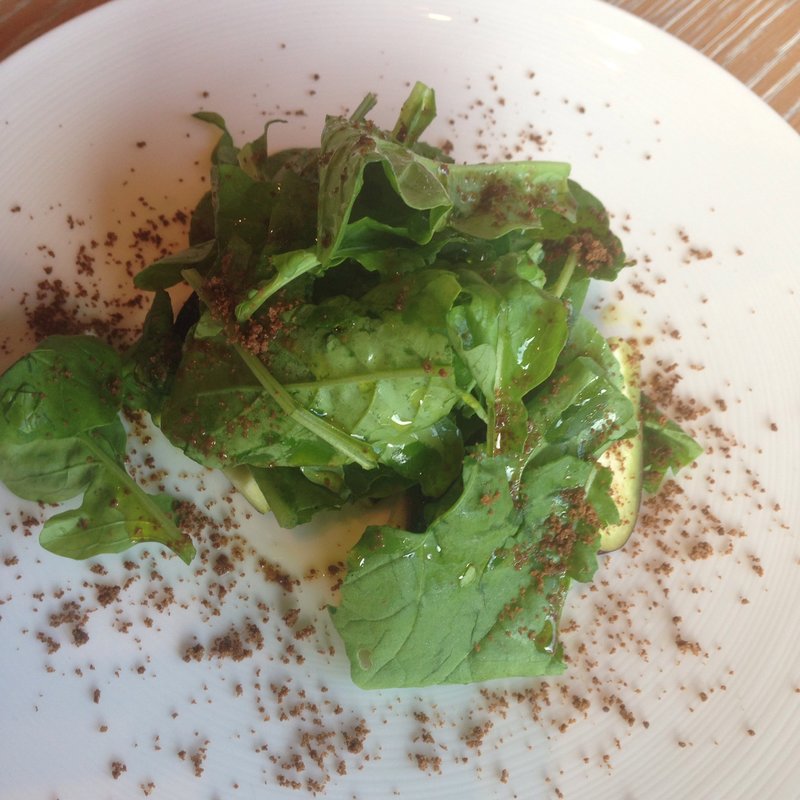 水ナスとルッコラのサラダ(ラス)