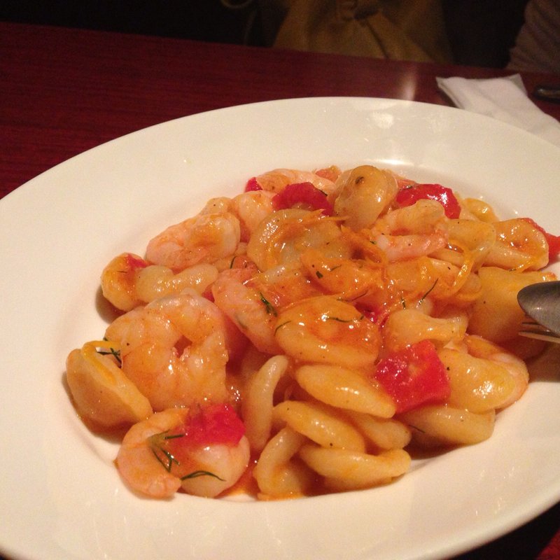 エビのトマトクリーム(フレーゴリ)