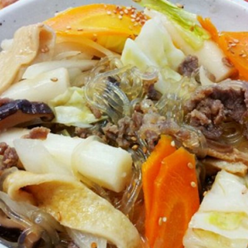 Topokki & Beef, Vegetable(Ireh Restaurant)