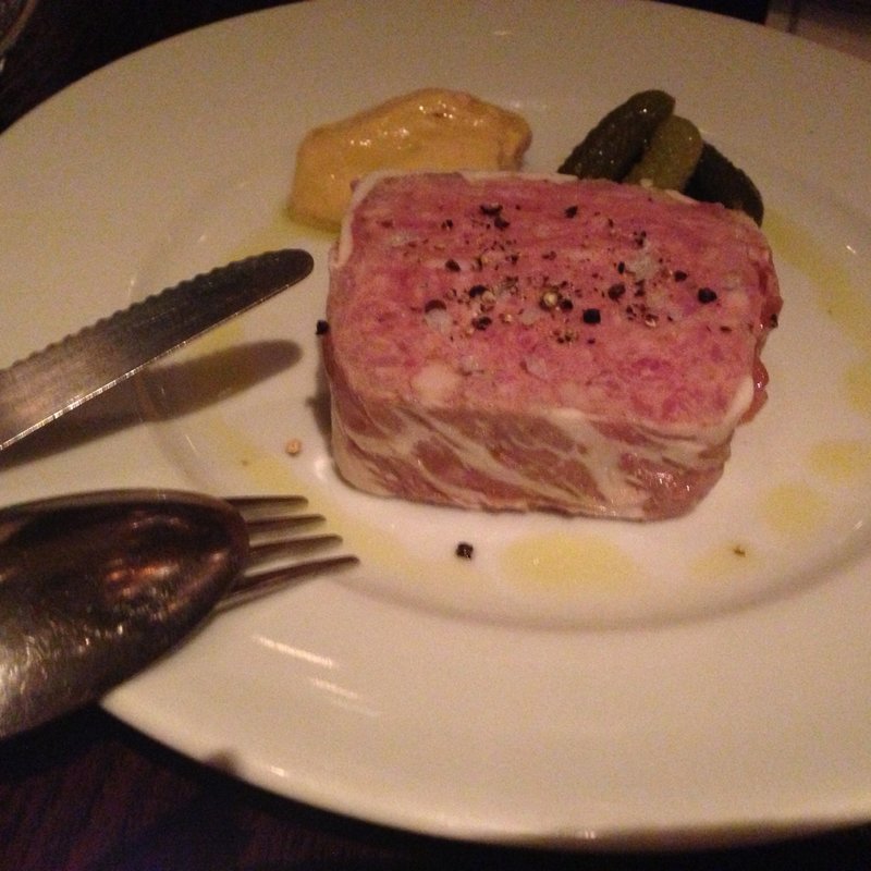 田舎風 豚肉のパテ(ビストロ ハムサ 中目黒)