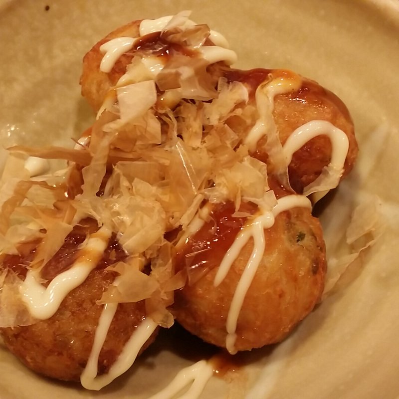 たこ焼き風餃子（ソースマヨ味）(世界の山ちゃん川崎砂子店)
