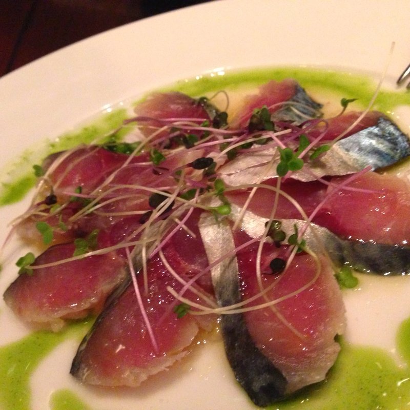 サバのカルパッチョ(BISTRO DOUBLE)