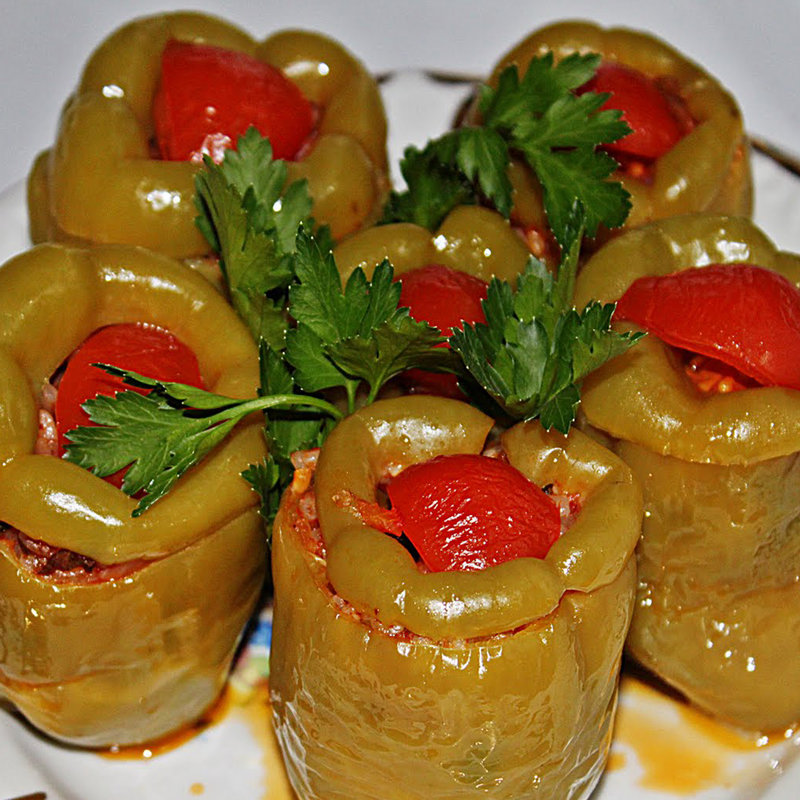 biber dolmasi(Kapadokya Urfa Sofrasi)