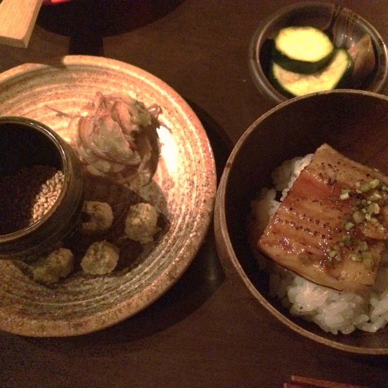 対馬産穴子の炊き込みご飯(桜坂ONO)
