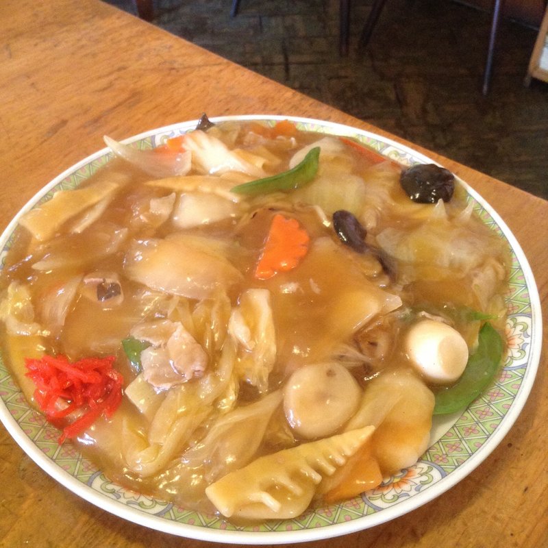 餡掛け焼きそば(華山)