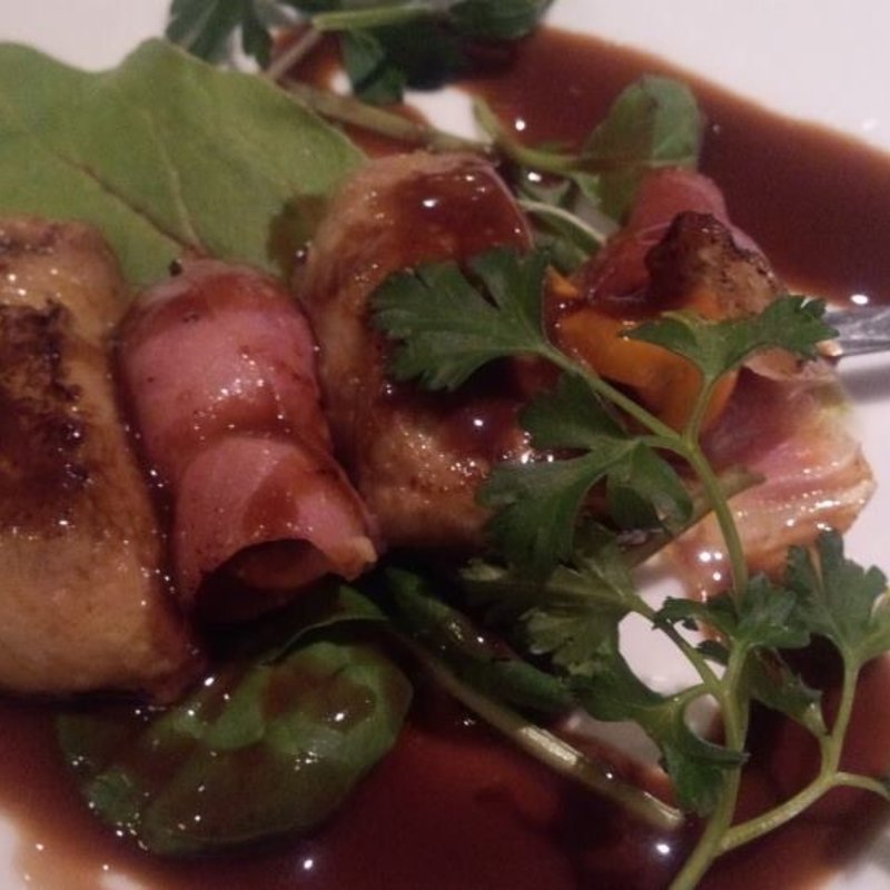 フォアグラのプロシェット(イタリアンバール タカズキッチン)