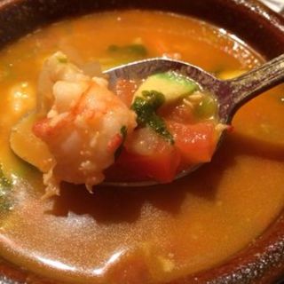 Shrimp soup(Tortilleria Nixtamal)