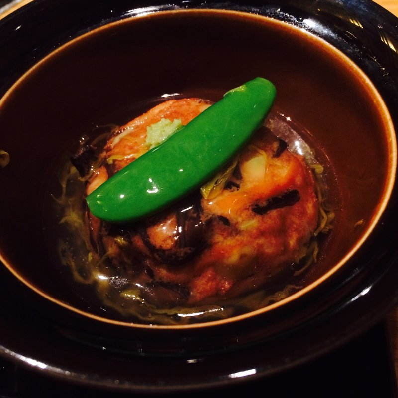 秋茄子の敷利休ソース(海山邸 博多別邸)