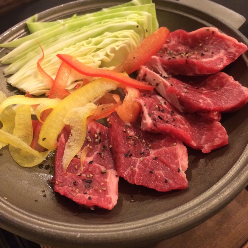 和牛の鉄板焼き(虹の松原ホテル 霓林)