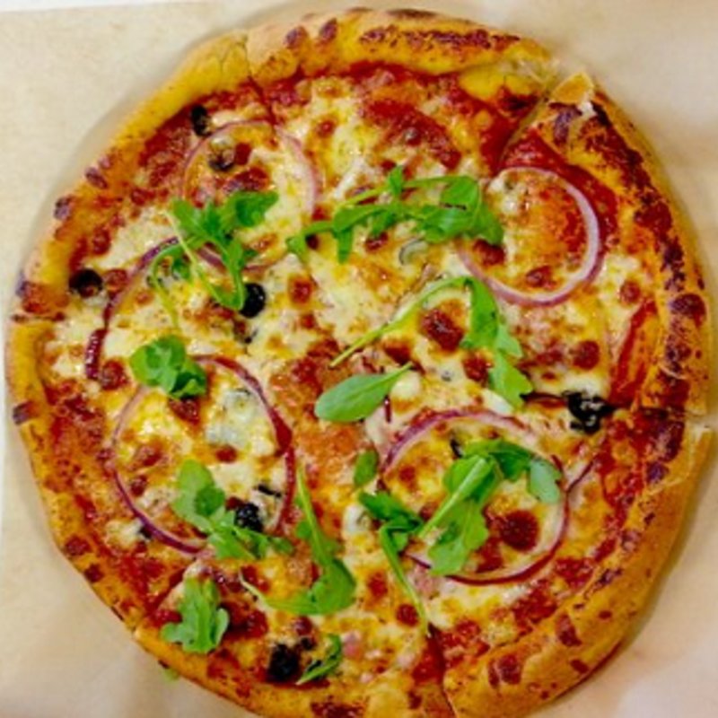 Spicy Italian Sausage Pizza(Bistro! Downtown)