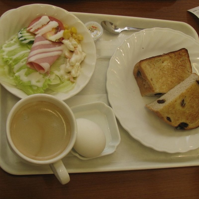 レーズントーストセット(キムラヤのパン福山駅前)