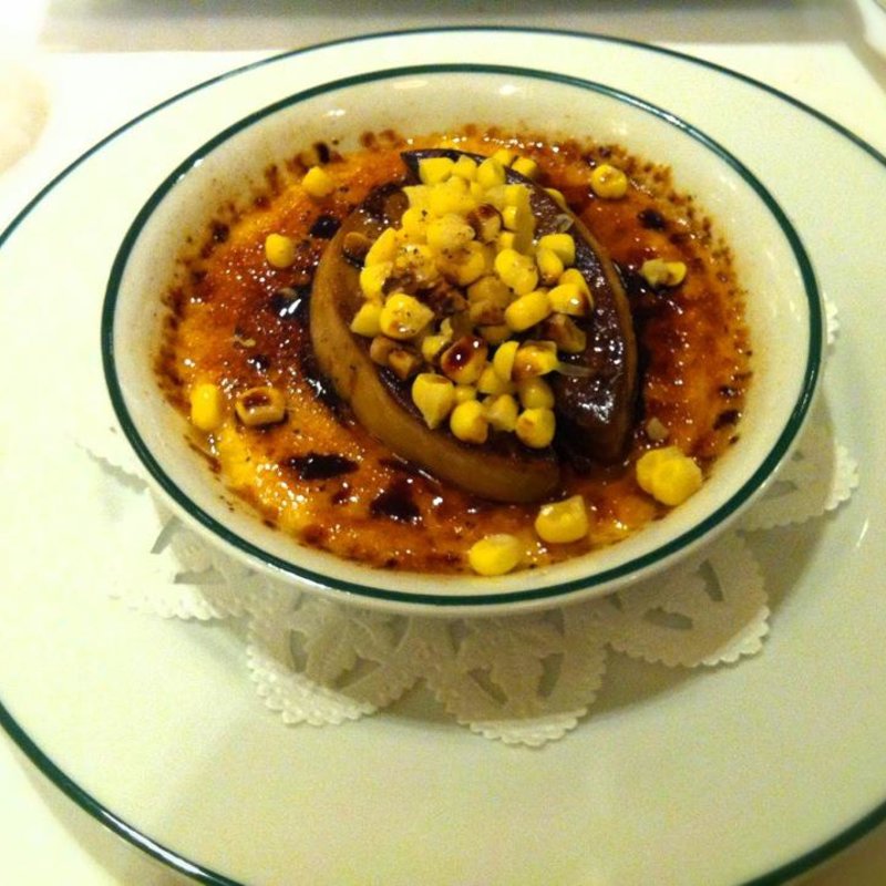 コーンクリームブリュレ(ブラッスリー オザミ スカイツリータウンソラマチ)