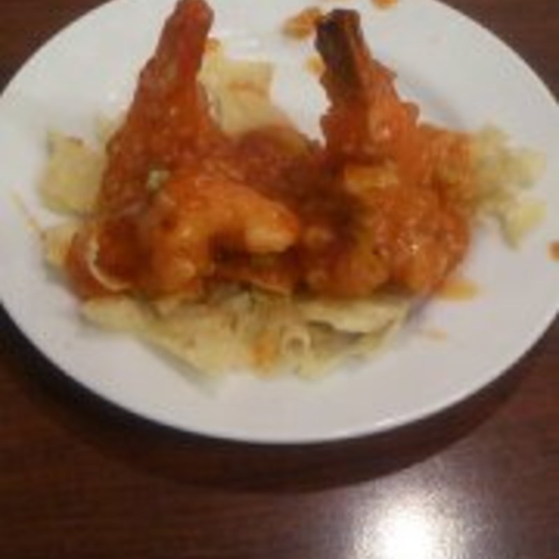 クルマエビのチリソース(品珍閣)