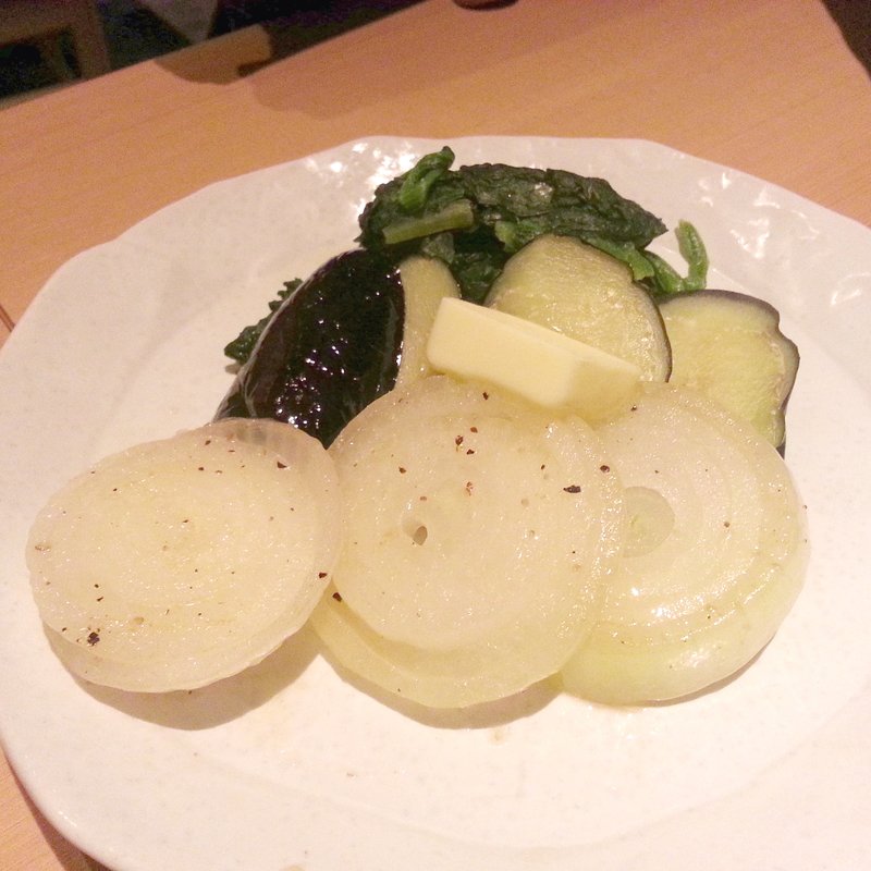 真白玉ねぎのソテー(きさらぎ はなれ )