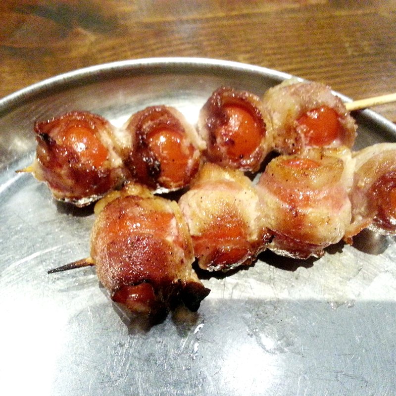 プチトマト肉巻き(やきとん筑前屋 人形町総本店)