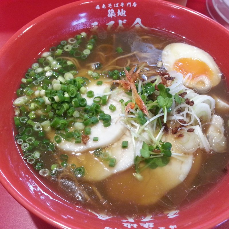 チャーシュー海老そば(築地　えび金 )