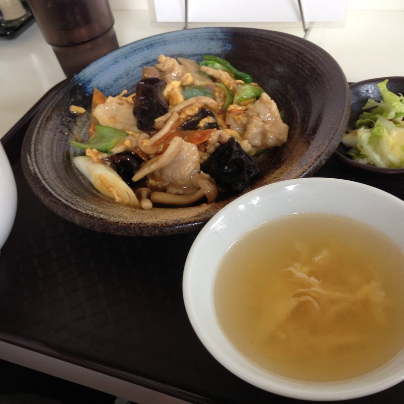 豚肉と卵の炒め定食(光華 （コウカ）)